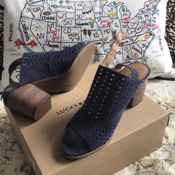 Lucky Brand Ortiz’s block heel sandal - Picture 2 of 8